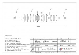 isolator 150  kV 160 kN DTR